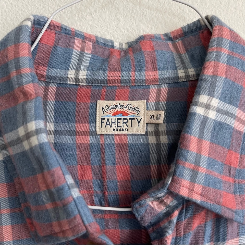 Faherty Button Down Long Sleeve Front Pocket Shirt - image 3